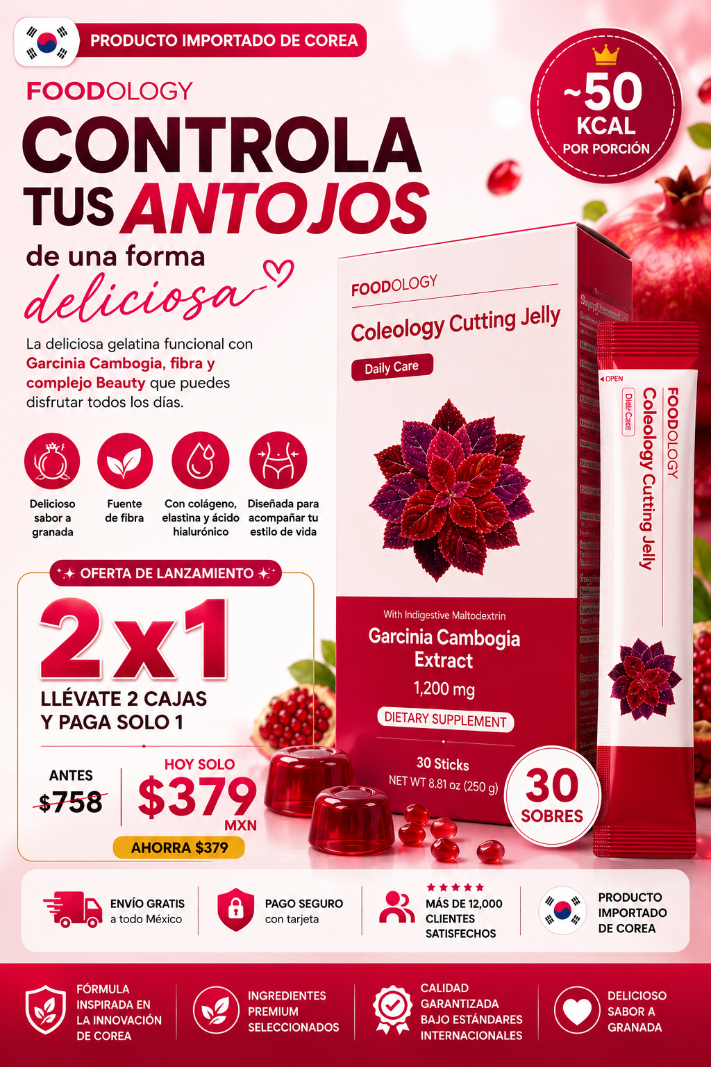 2x1 EN FOODLOGY CUTTING JELLY | ENVÍO GRATIS A TODO MÉXICO 🇲🇽