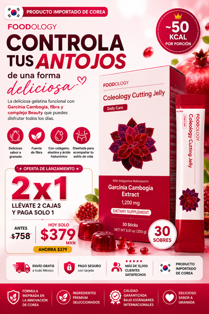 2x1 EN FOODLOGY CUTTING JELLY | ENVÍO GRATIS A TODO MÉXICO 🇲🇽