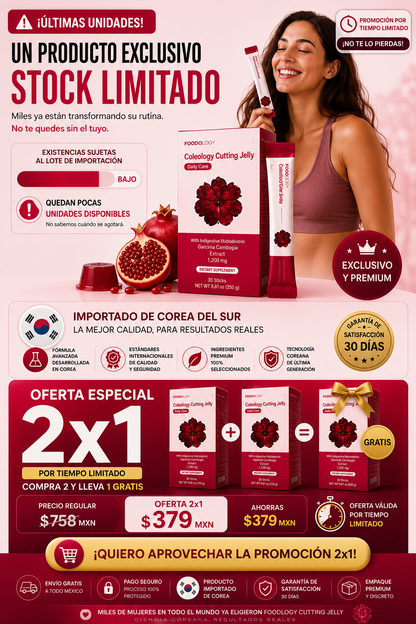 2x1 EN FOODLOGY CUTTING JELLY | ENVÍO GRATIS A TODO MÉXICO 🇲🇽